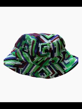 Emilio Pucci Multicolor Geometric Bucket Hat